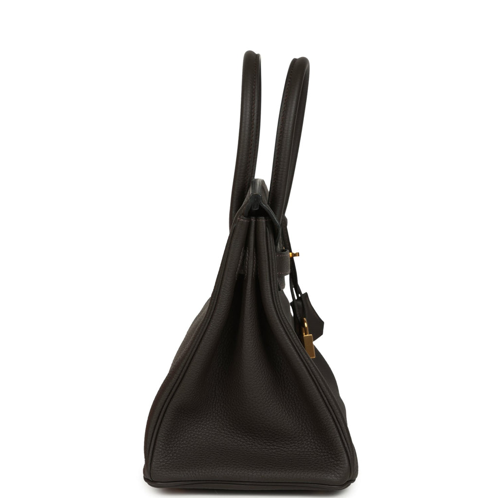 Birkin 30 Macassar Togo Gold Hardware Bag