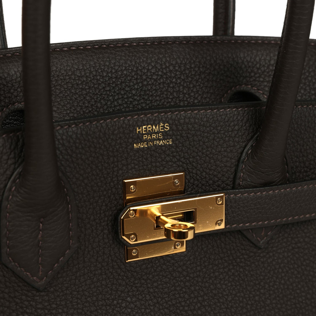 Birkin 30 Macassar Togo Gold Hardware Bag