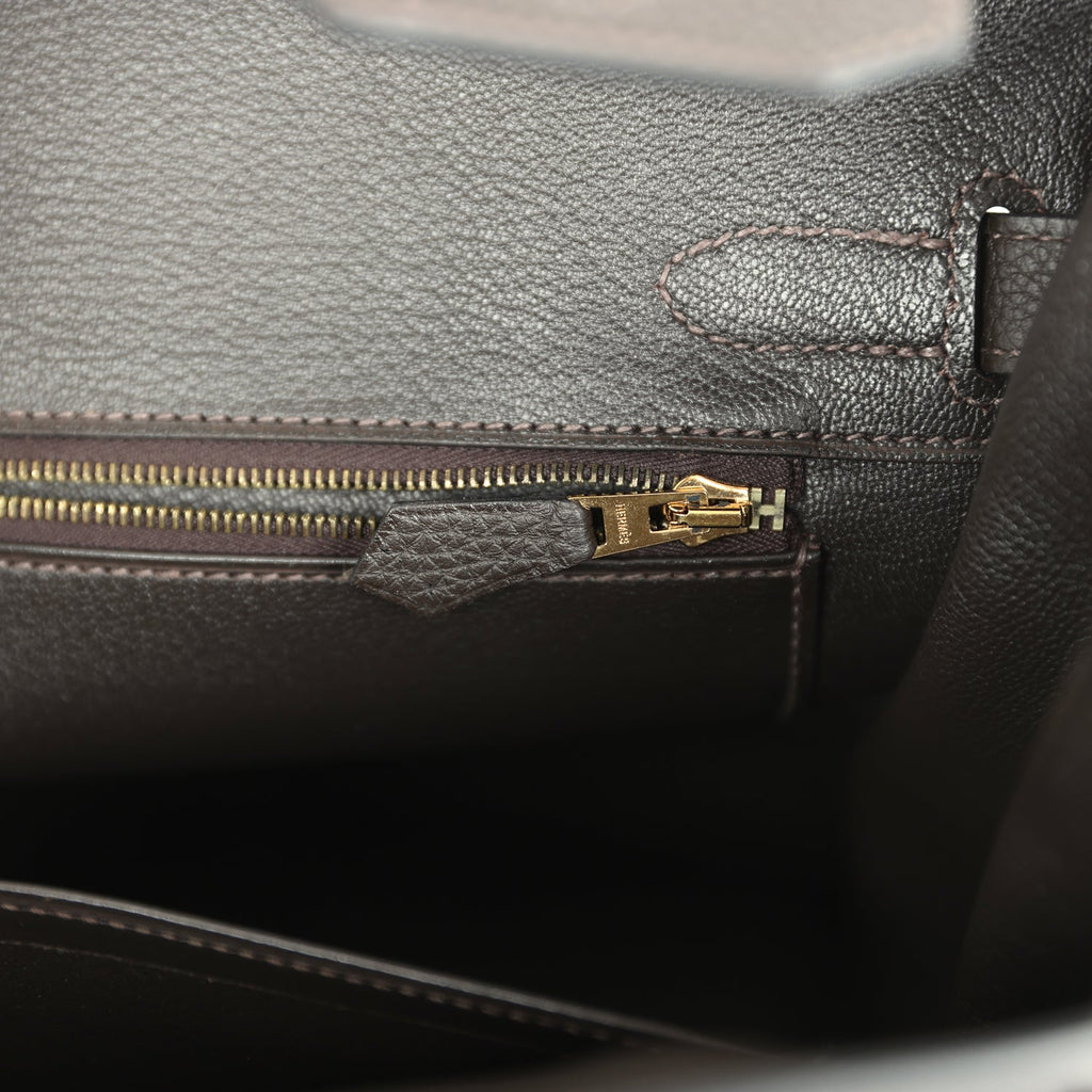 Birkin 30 Macassar Togo Gold Hardware Bag