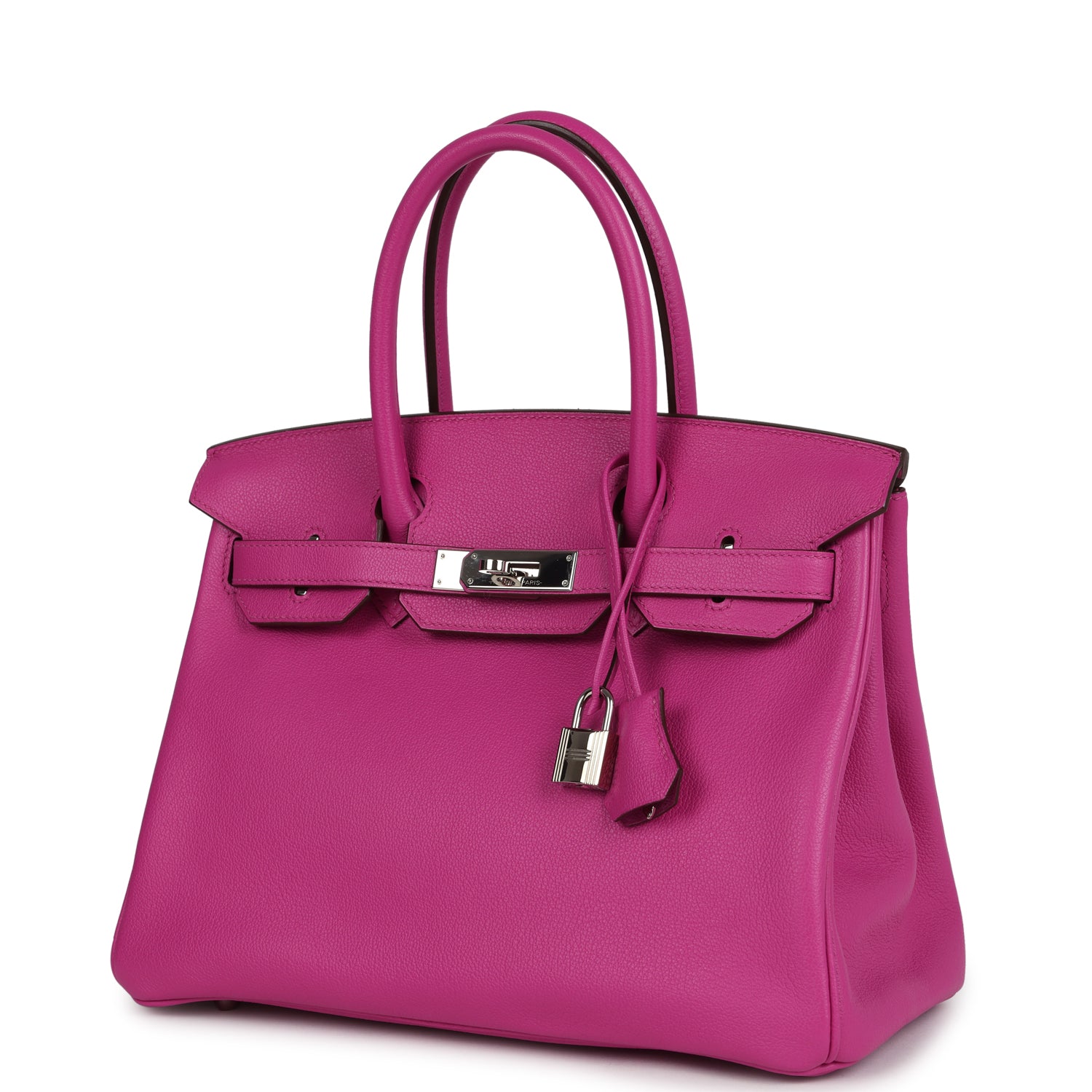 Birkin 30 Magnolia Novillo Palladium Hardware Bag