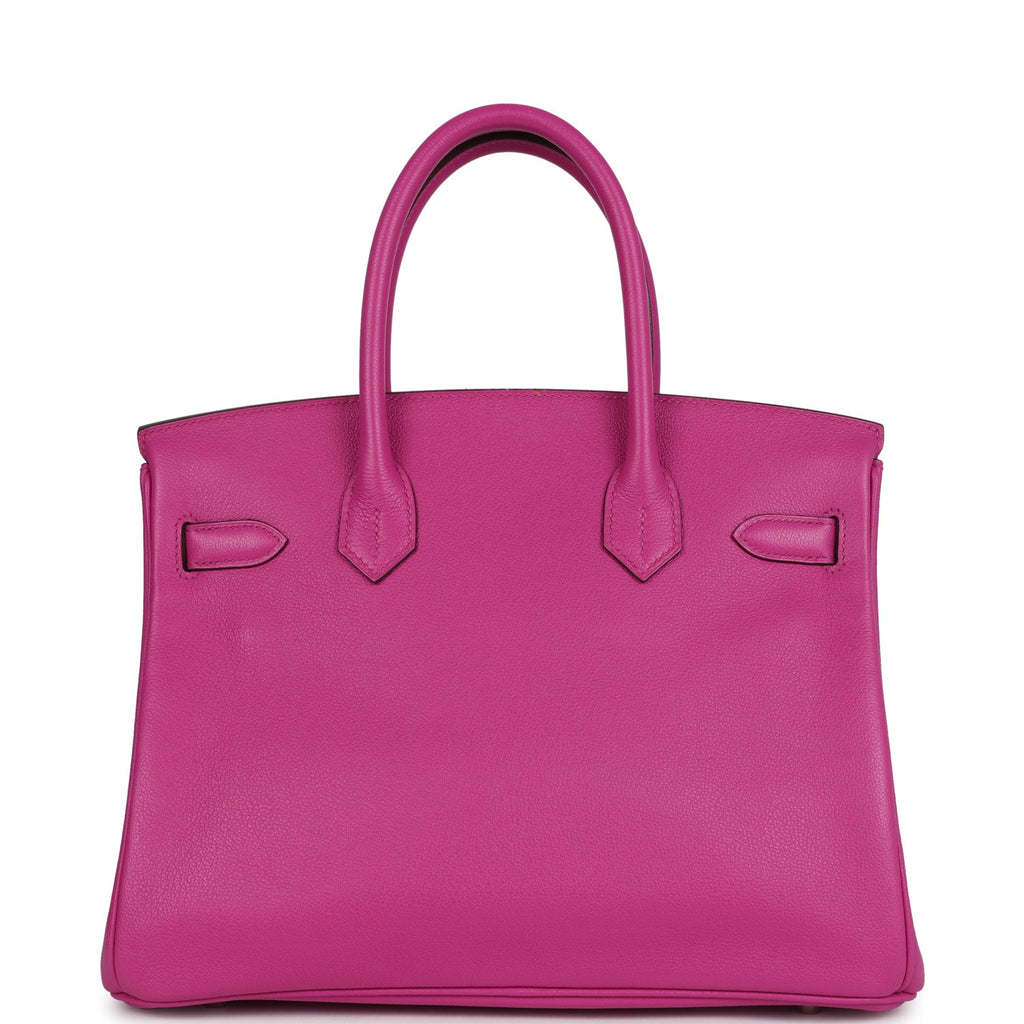 Birkin 30 Magnolia Novillo Palladium Hardware Bag