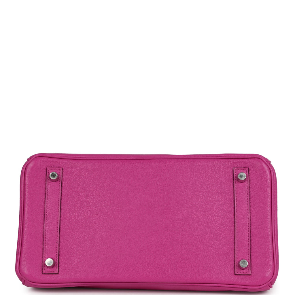 Birkin 30 Magnolia Novillo Palladium Hardware Bag