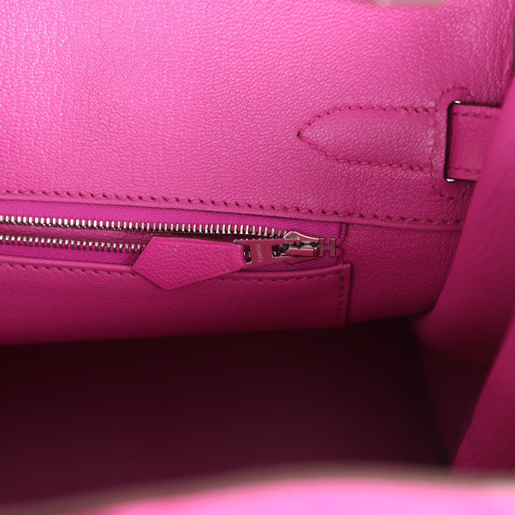 Birkin 30 Magnolia Novillo Palladium Hardware Bag
