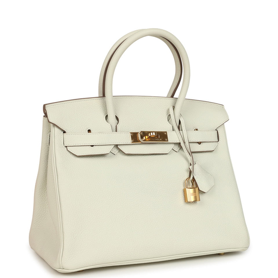 Birkin 30 Mushroom Togo Gold Hardware Bag