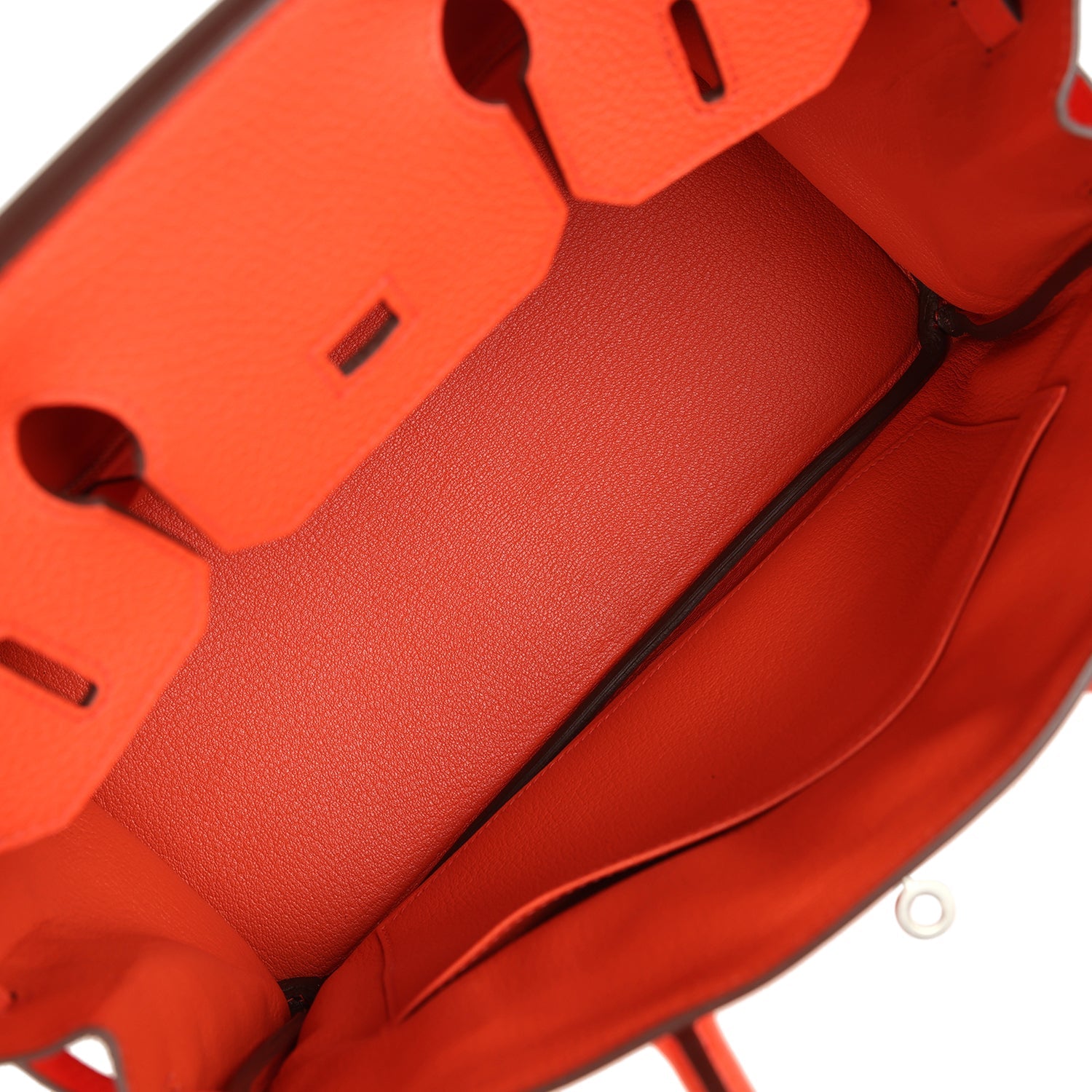 Birkin 30 Orange Poppy Togo Palladium Hardware Bag