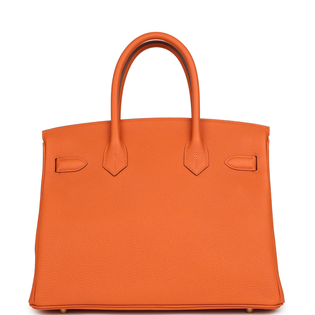 Birkin 30 Orange Togo Gold Hardware Bag