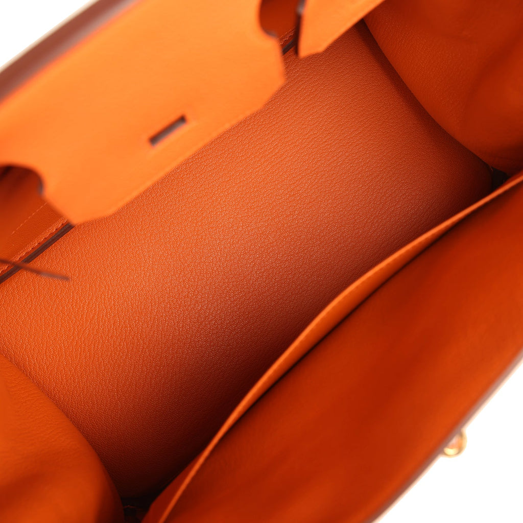 Birkin 30 Orange Togo Gold Hardware Bag