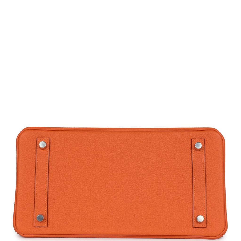 Birkin 30 Orange Togo Palladium Hardware Bag
