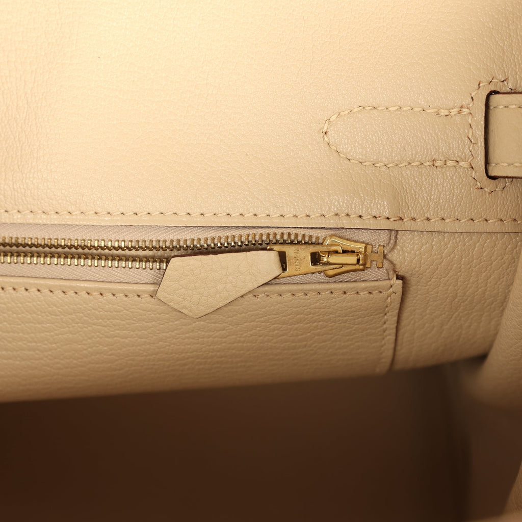 Birkin 30 Parchemin Clemence Gold Hardware Bag