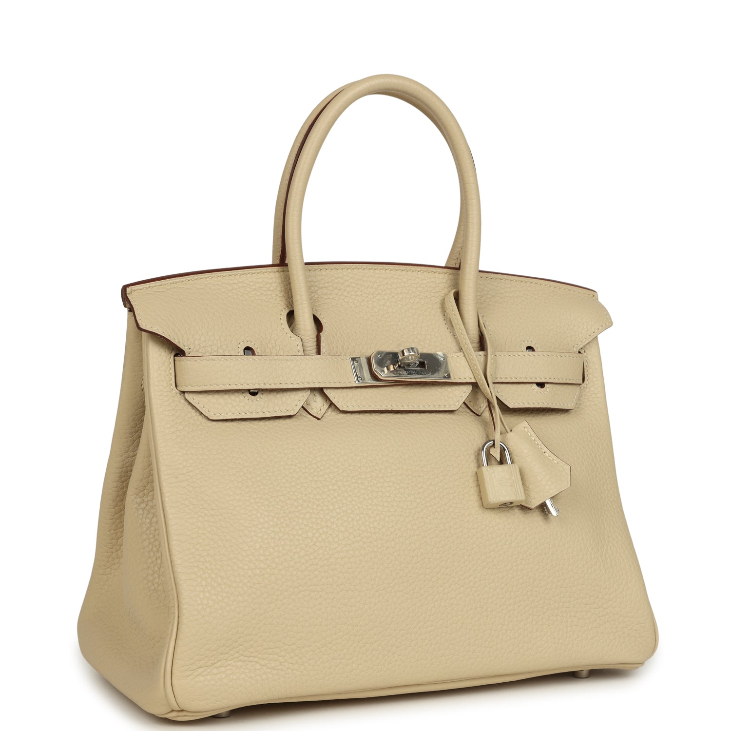 Birkin 30 Parchemin Clemence Palladium Hardware Bag