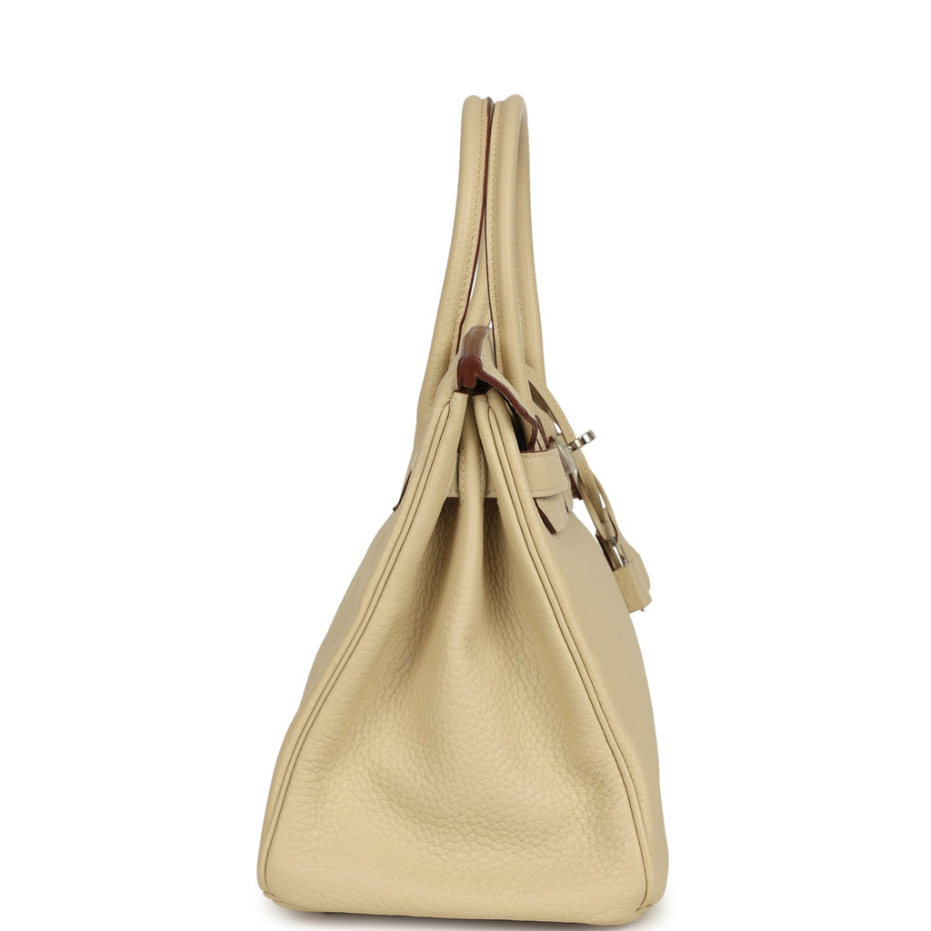 Birkin 30 Parchemin Clemence Palladium Hardware Bag