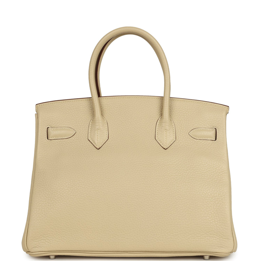 Birkin 30 Parchemin Clemence Palladium Hardware Bag