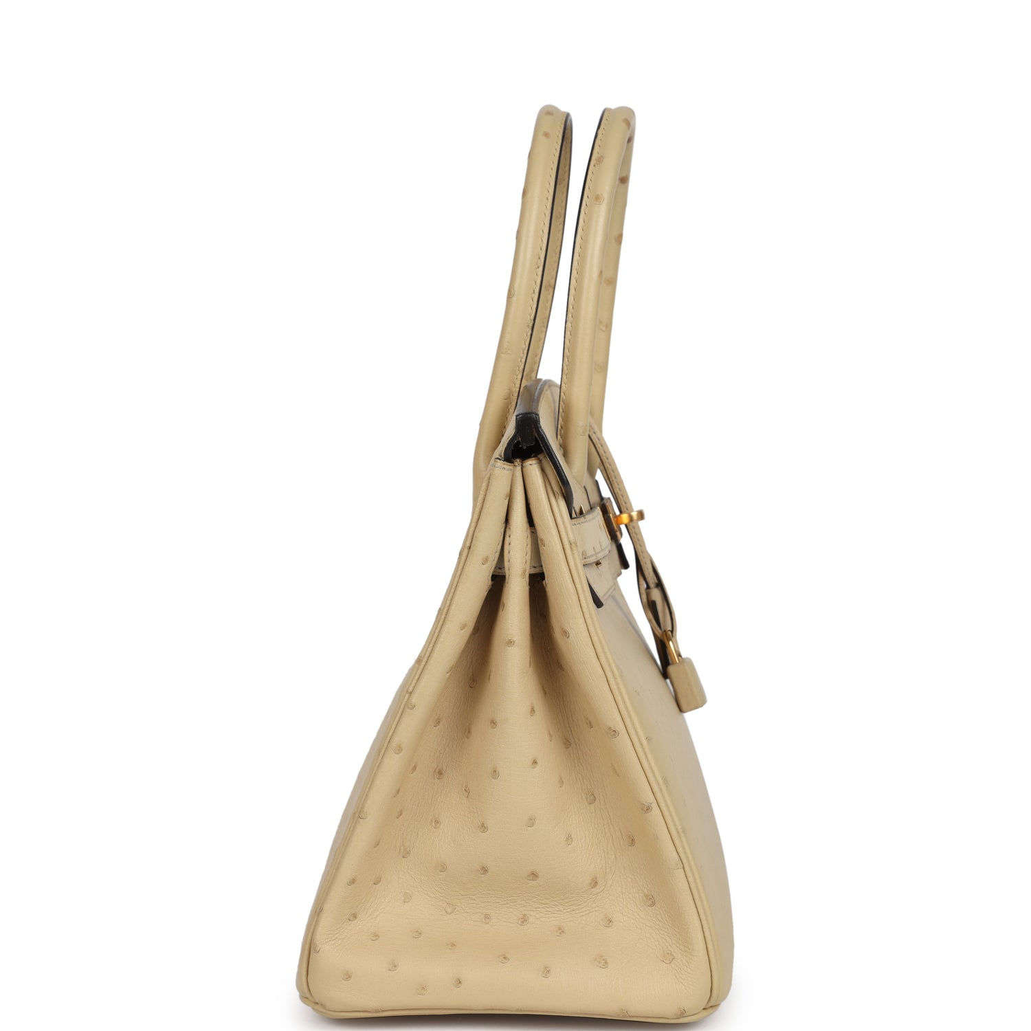 Birkin 30 Parchemin Ostrich Gold Hardware Bag