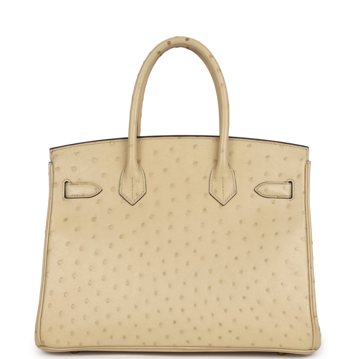 Birkin 30 Parchemin Ostrich Gold Hardware Bag