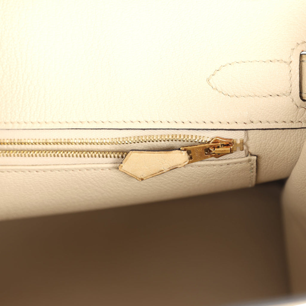 Birkin 30 Parchemin Ostrich Gold Hardware Bag