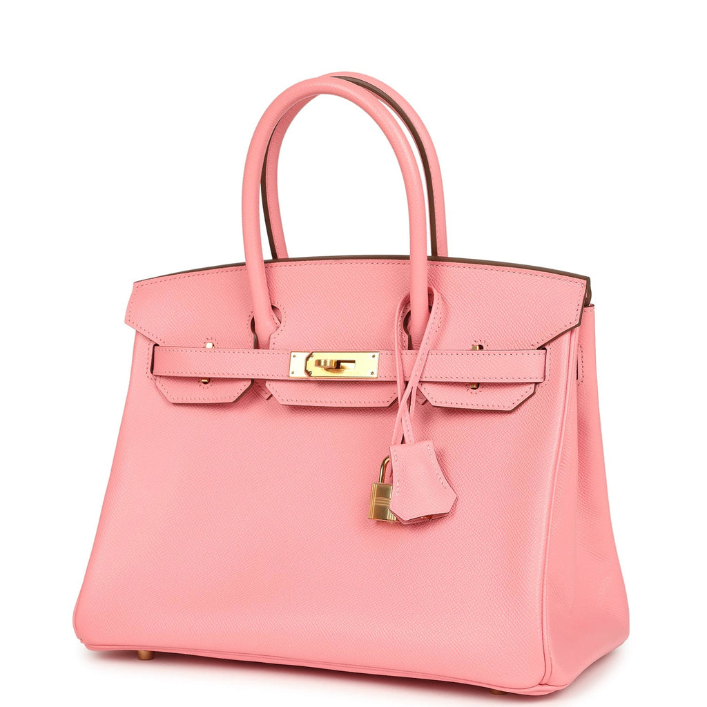 Birkin 30 Rose Confetti Epsom Gold Hardware Bag
