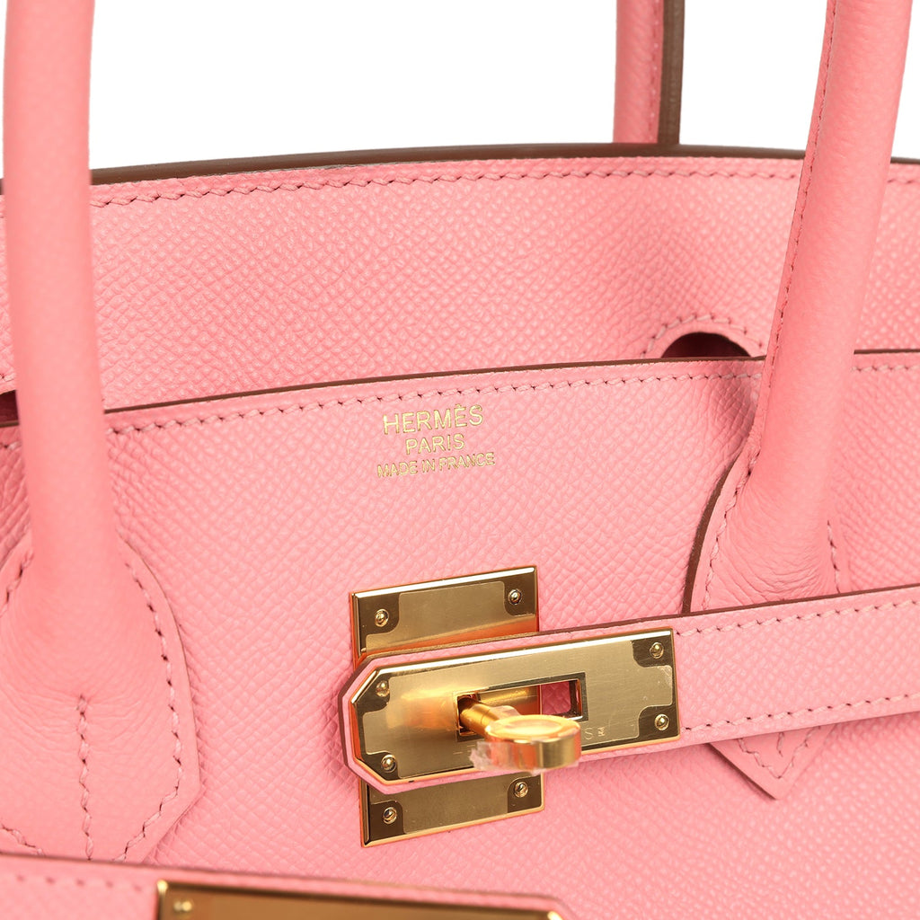 Birkin 30 Rose Confetti Epsom Gold Hardware Bag