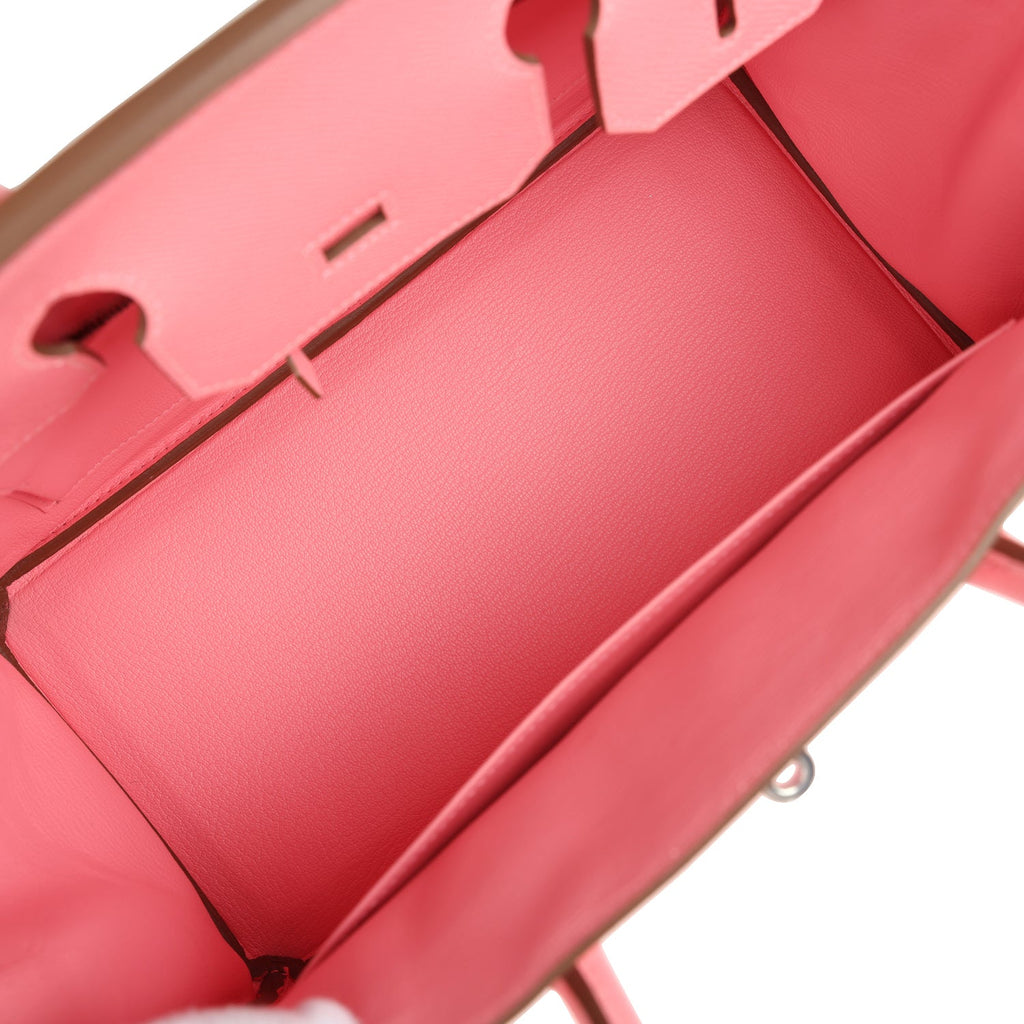 Birkin 30 Rose Confetti Epsom Palladium Hardware Bag