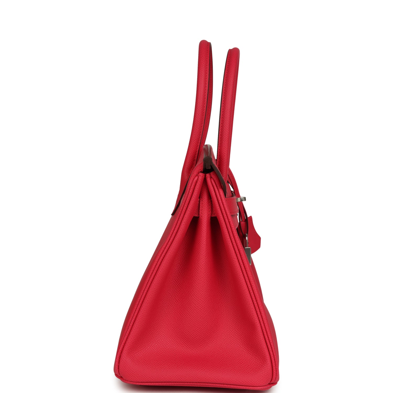 Birkin 30 Rose Extreme Epsom Palladium Hardware Bag
