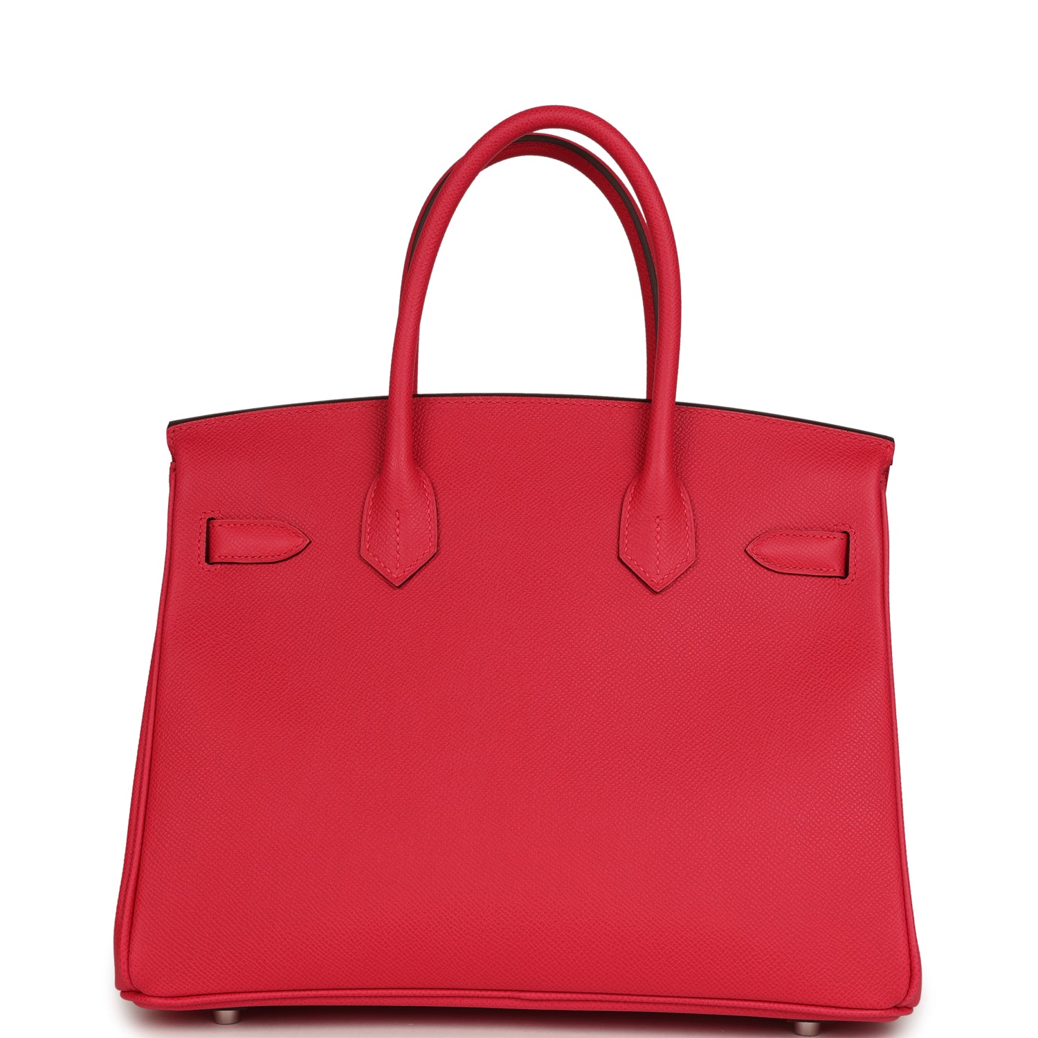 Birkin 30 Rose Extreme Epsom Palladium Hardware Bag
