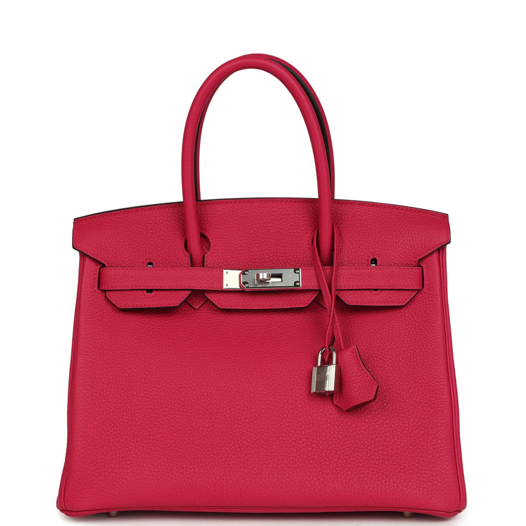 Birkin 30 Rose Extreme Togo Palladium Hardware Bag