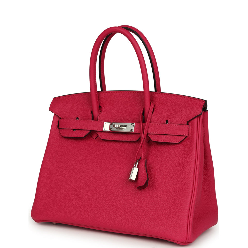 Birkin 30 Rose Extreme Togo Palladium Hardware Bag