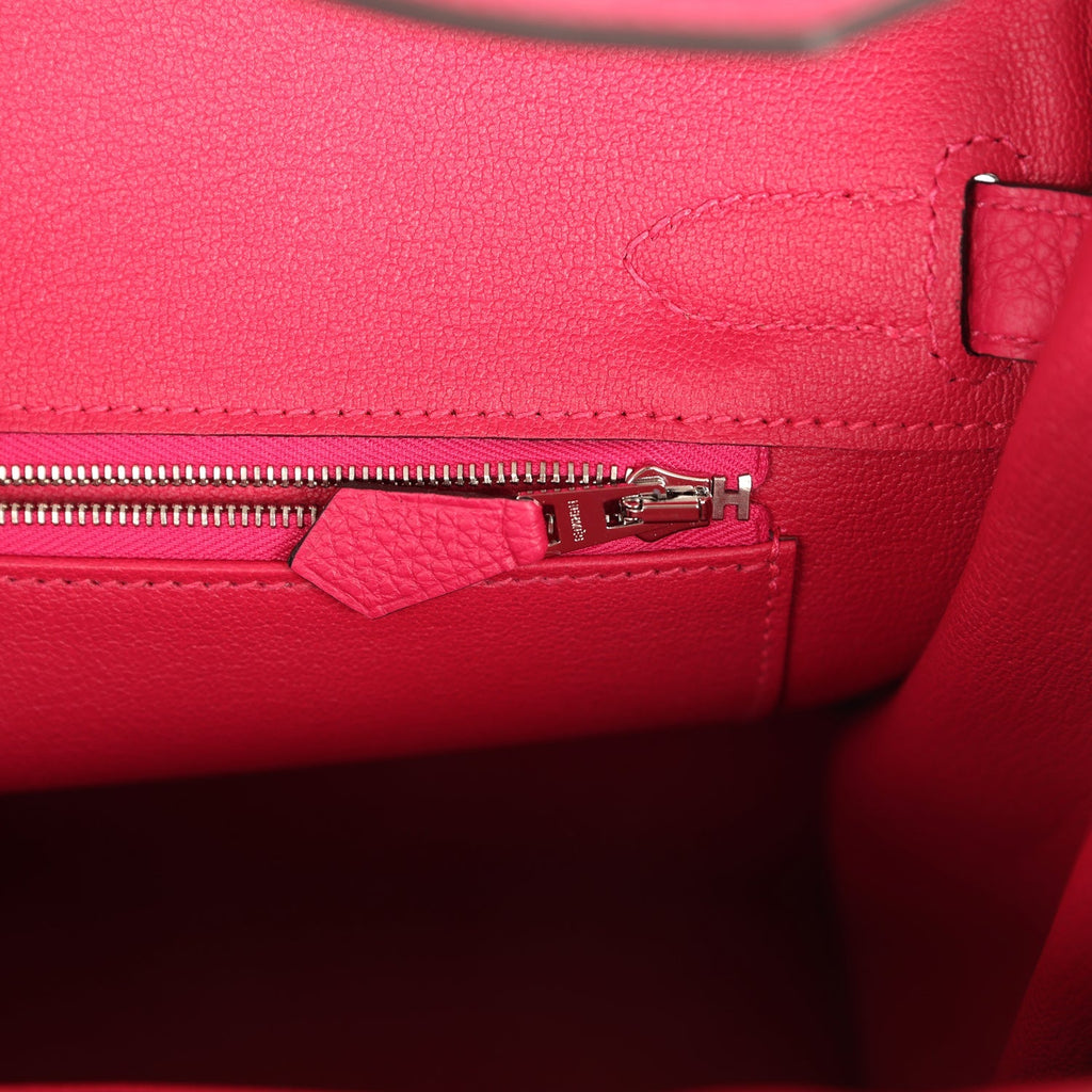 Birkin 30 Rose Extreme Togo Palladium Hardware Bag