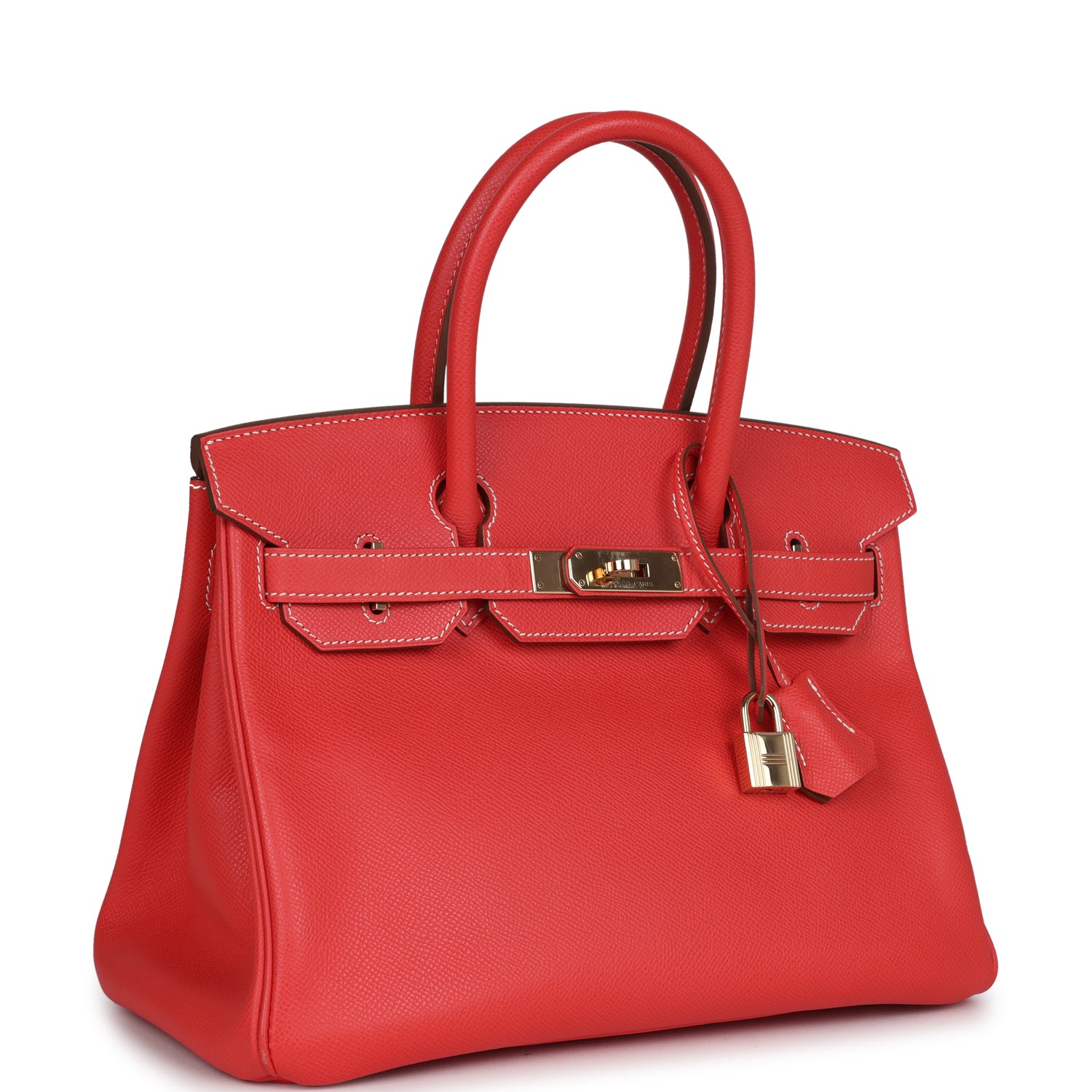 Birkin 30 Rose Jaipur Candy Epsom Permabrass Hardware Bag