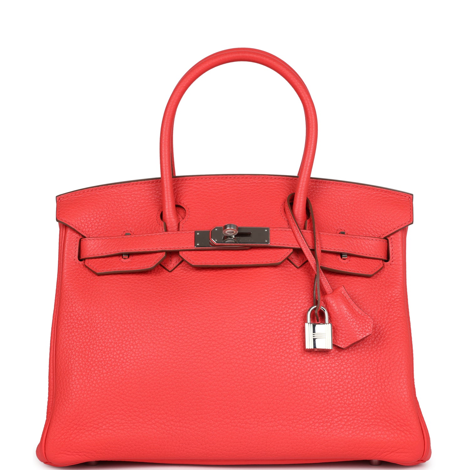 Birkin 30 Rose Jaipur Clemence Palladium Hardware Bag