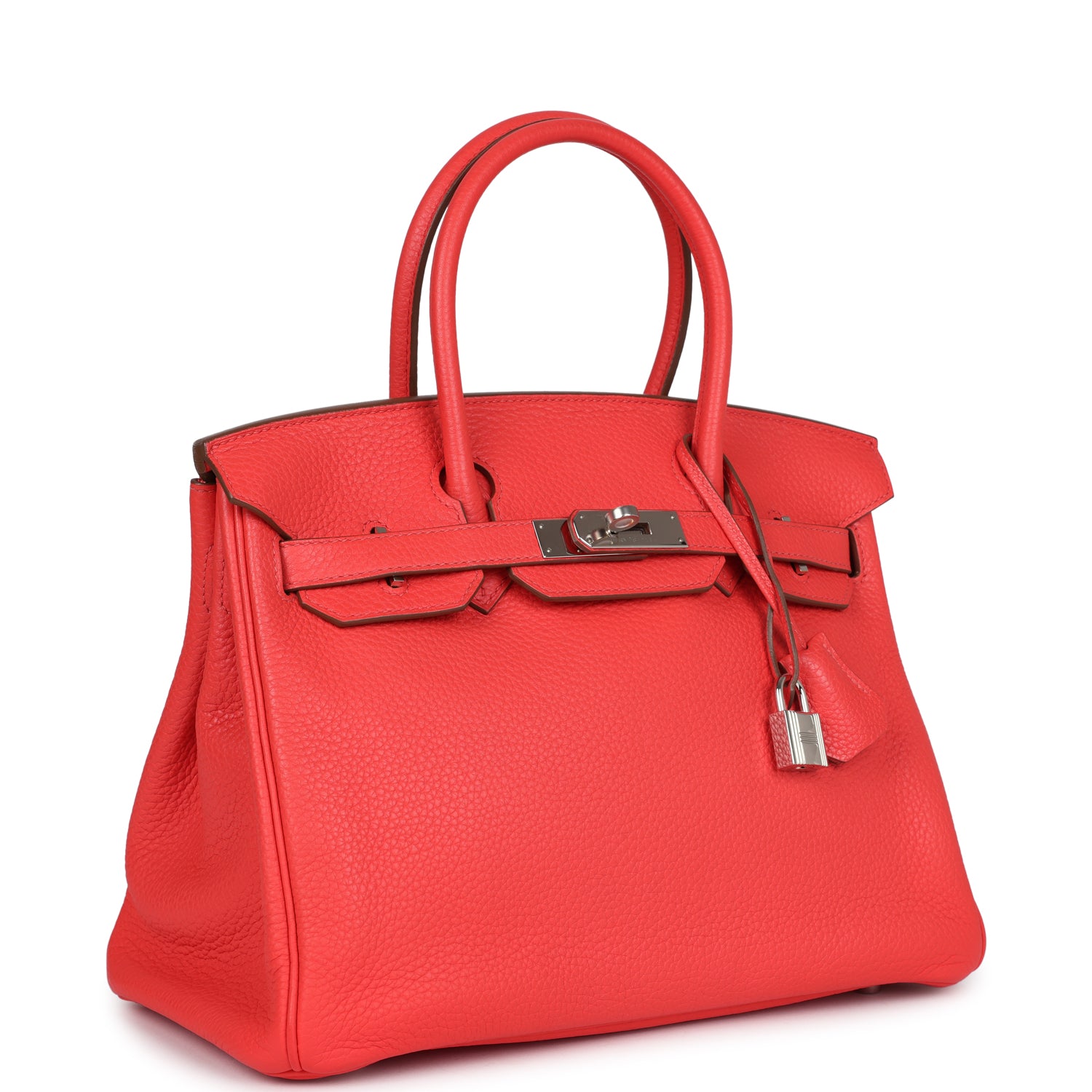 Birkin 30 Rose Jaipur Clemence Palladium Hardware Bag