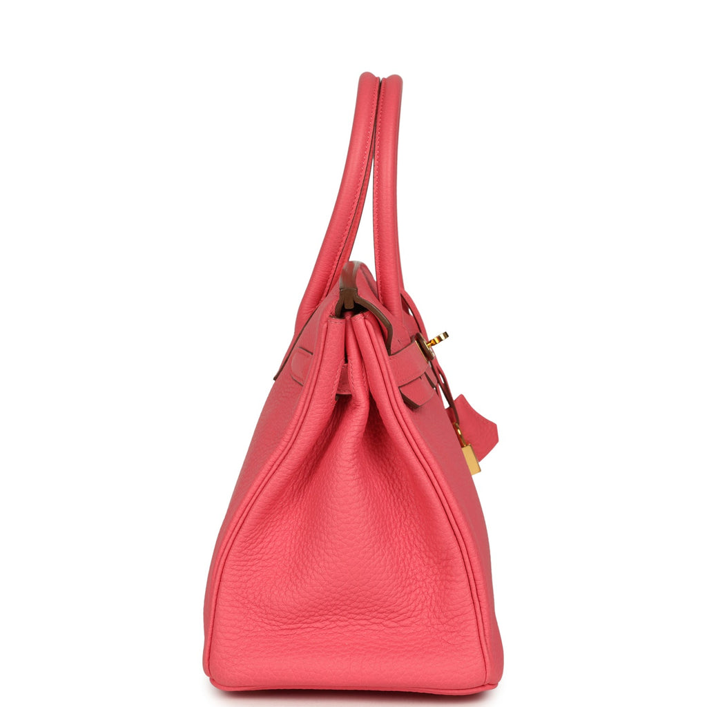 Birkin 30 Rose Lipstick Togo Gold Hardware Bag