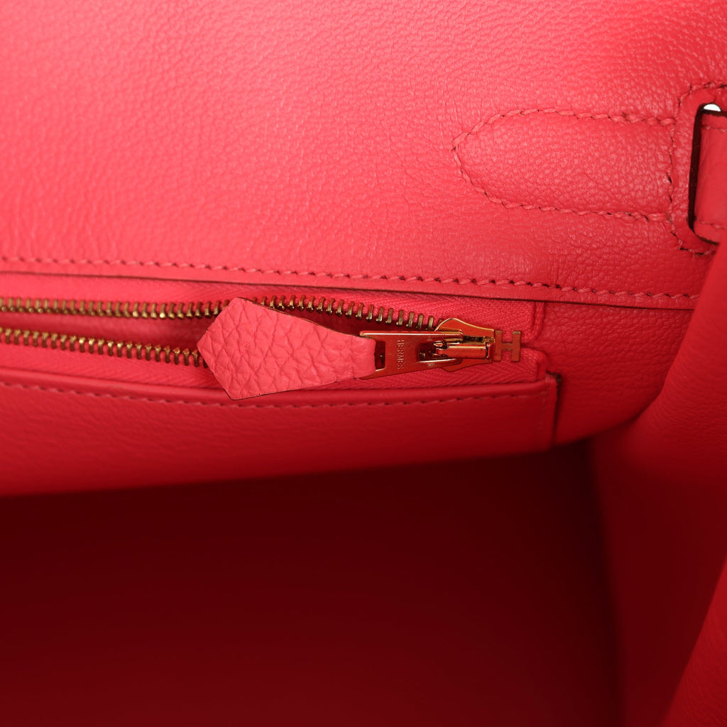 Birkin 30 Rose Lipstick Togo Gold Hardware Bag
