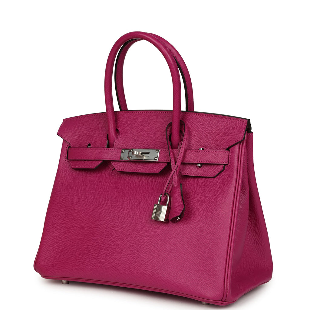 Birkin 30 Rose Poupre Epsom Palladium Hardware Bag