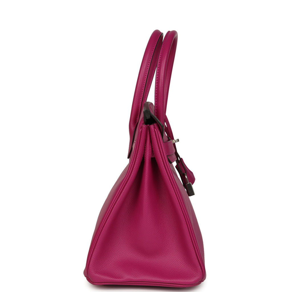 Birkin 30 Rose Poupre Epsom Palladium Hardware Bag