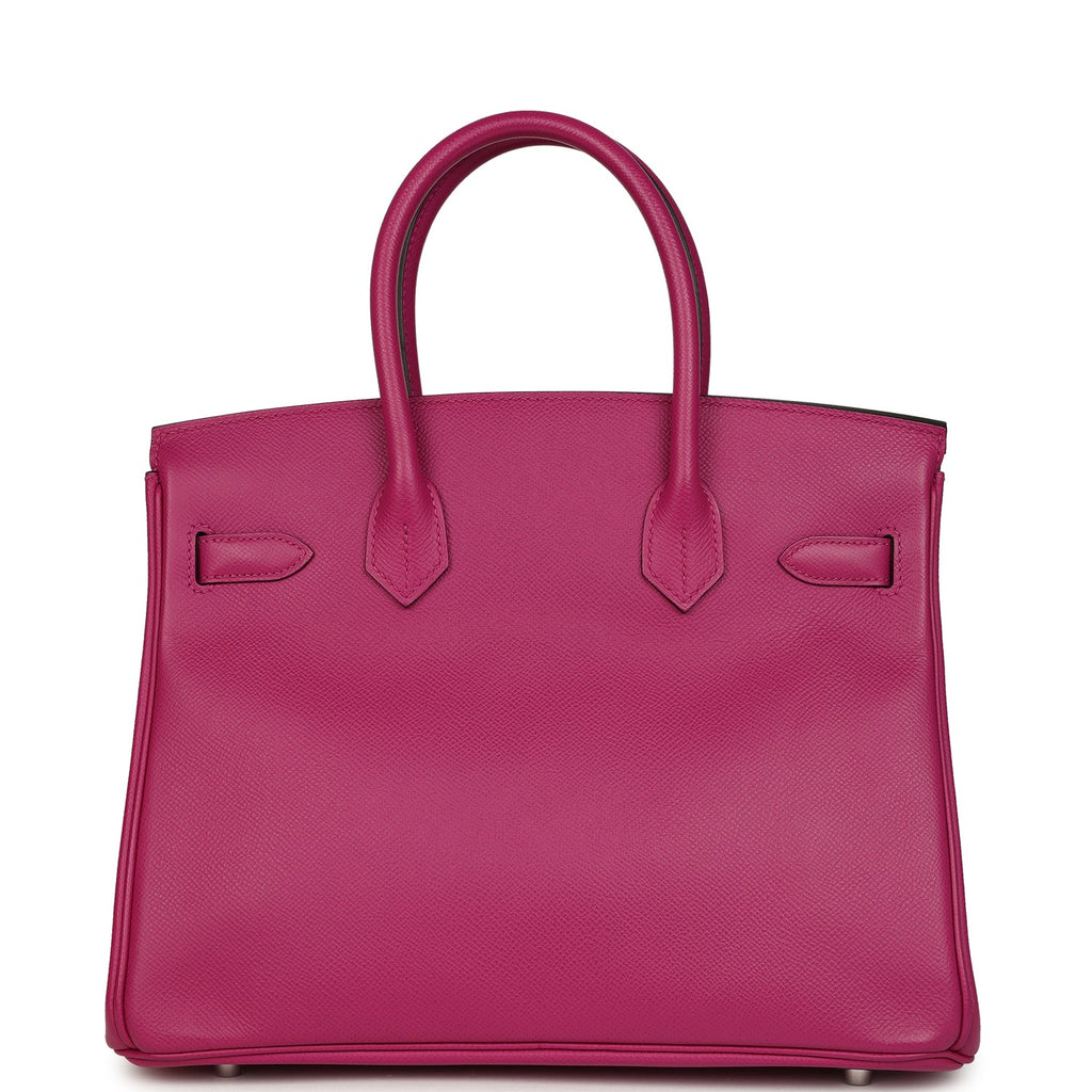Birkin 30 Rose Poupre Epsom Palladium Hardware Bag
