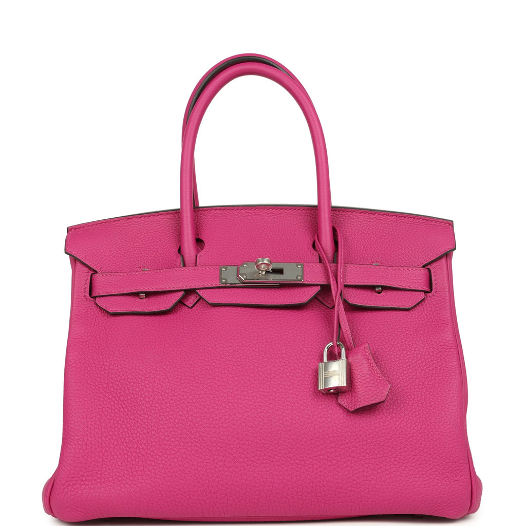 Birkin 30 Rose Poupre Togo Palladium Hardware Bag