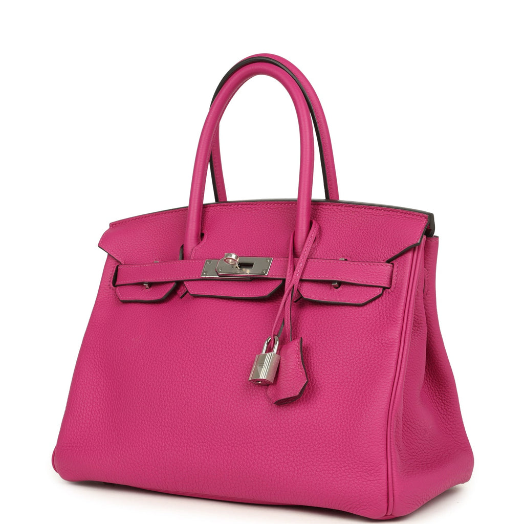 Birkin 30 Rose Poupre Togo Palladium Hardware Bag