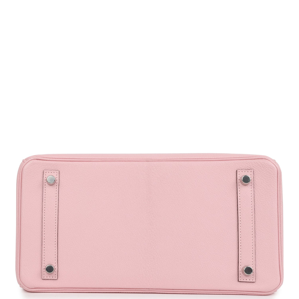 Birkin 30 Rose Sakura Verso Chèvre Palladium Hardware Bag