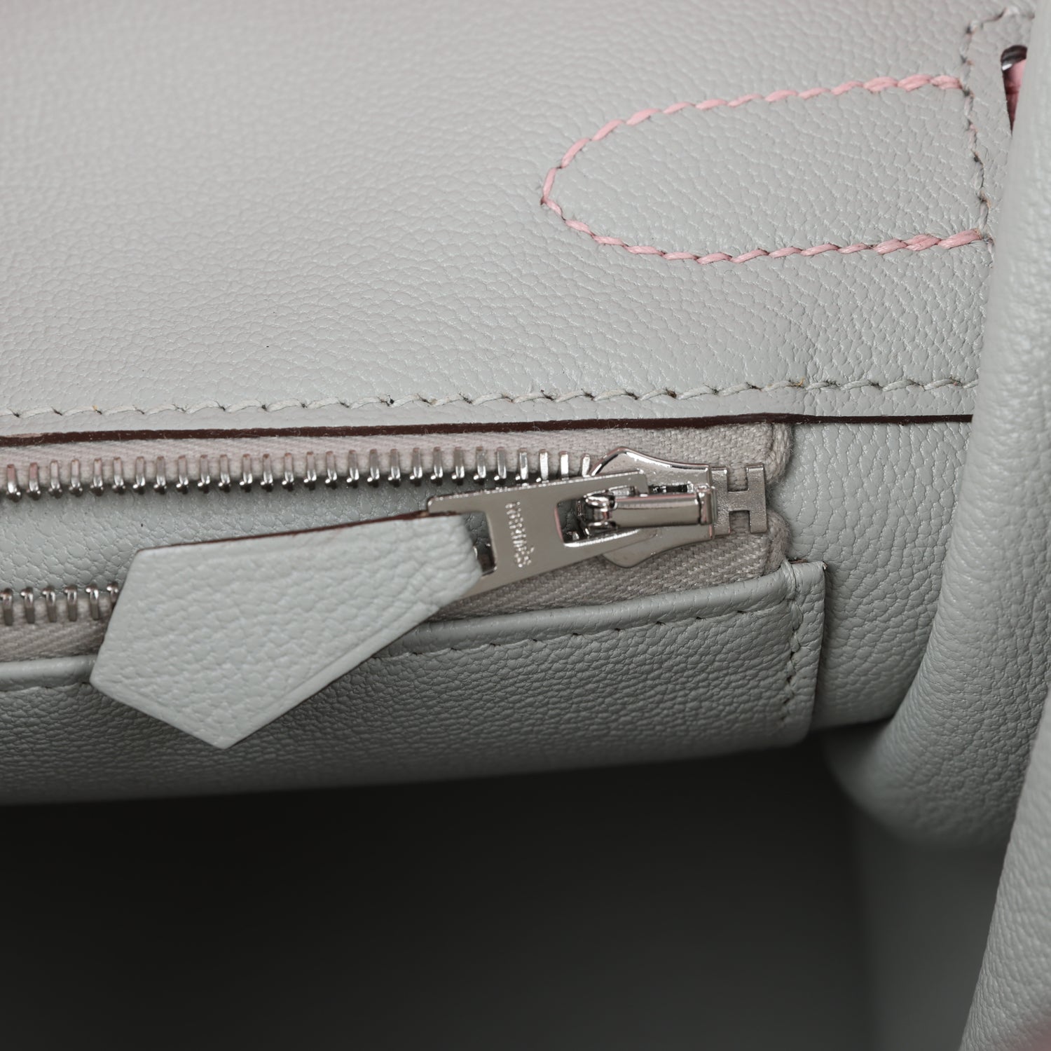Birkin 30 Rose Sakura Verso Chèvre Palladium Hardware Bag