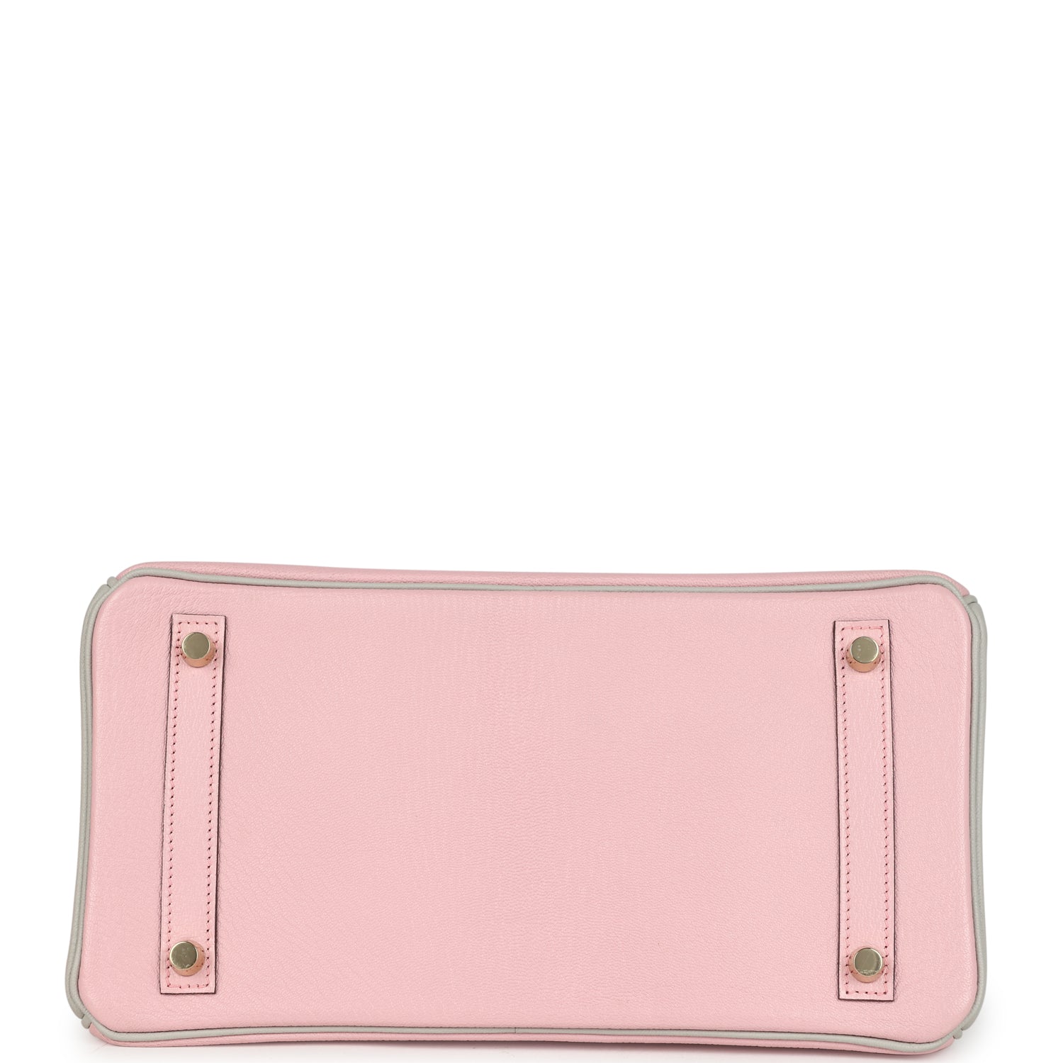 Birkin 30 Rose Sakura and Gris Perle Chevre Brushed Gold Hardware Bag