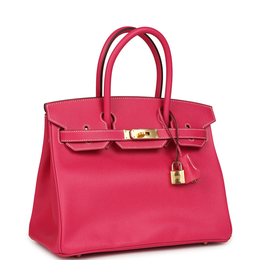 Birkin 30 Rose Tyrien Epsom Gold Hardware Bag