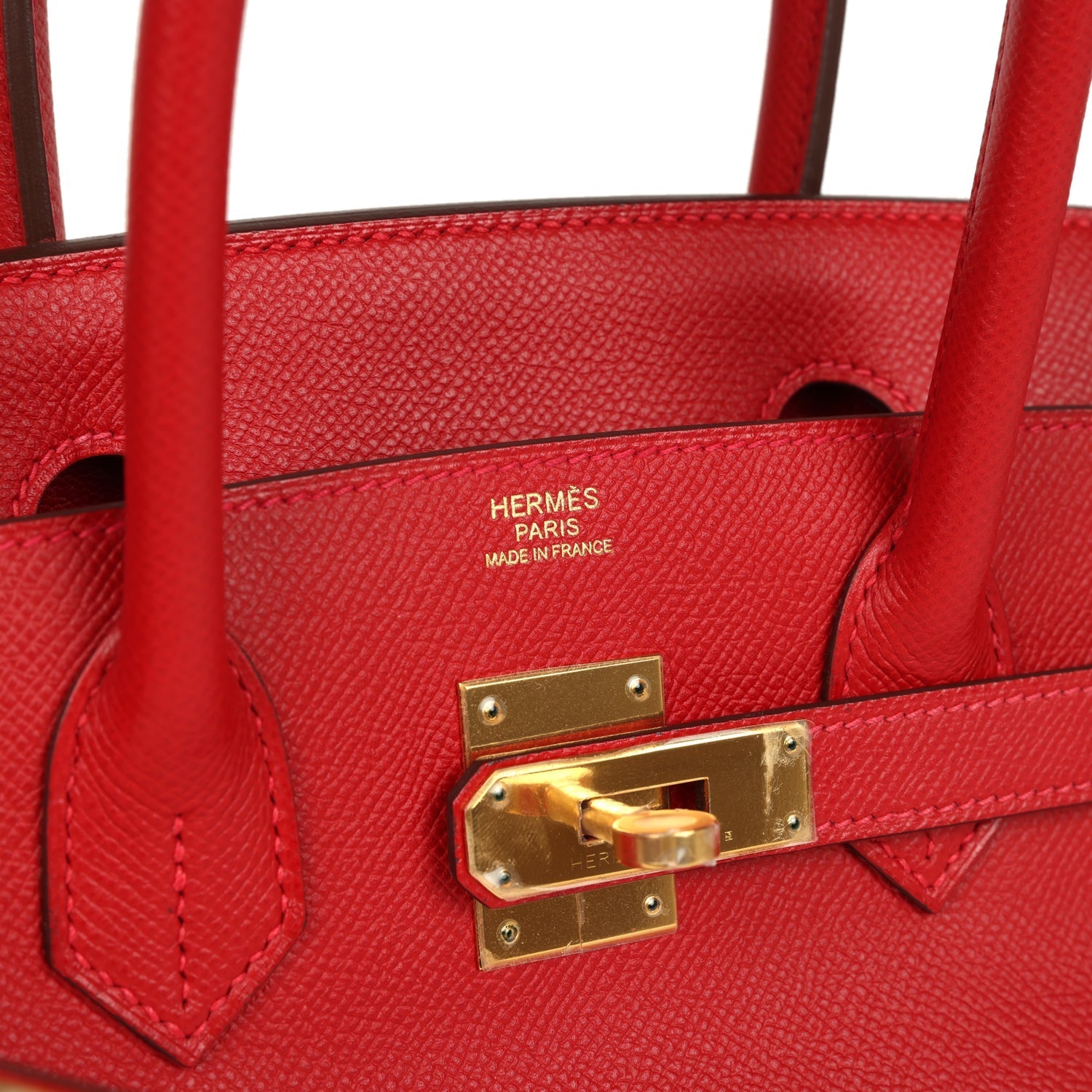 Birkin 30 Rouge Casaque Epsom Gold Hardware Bag