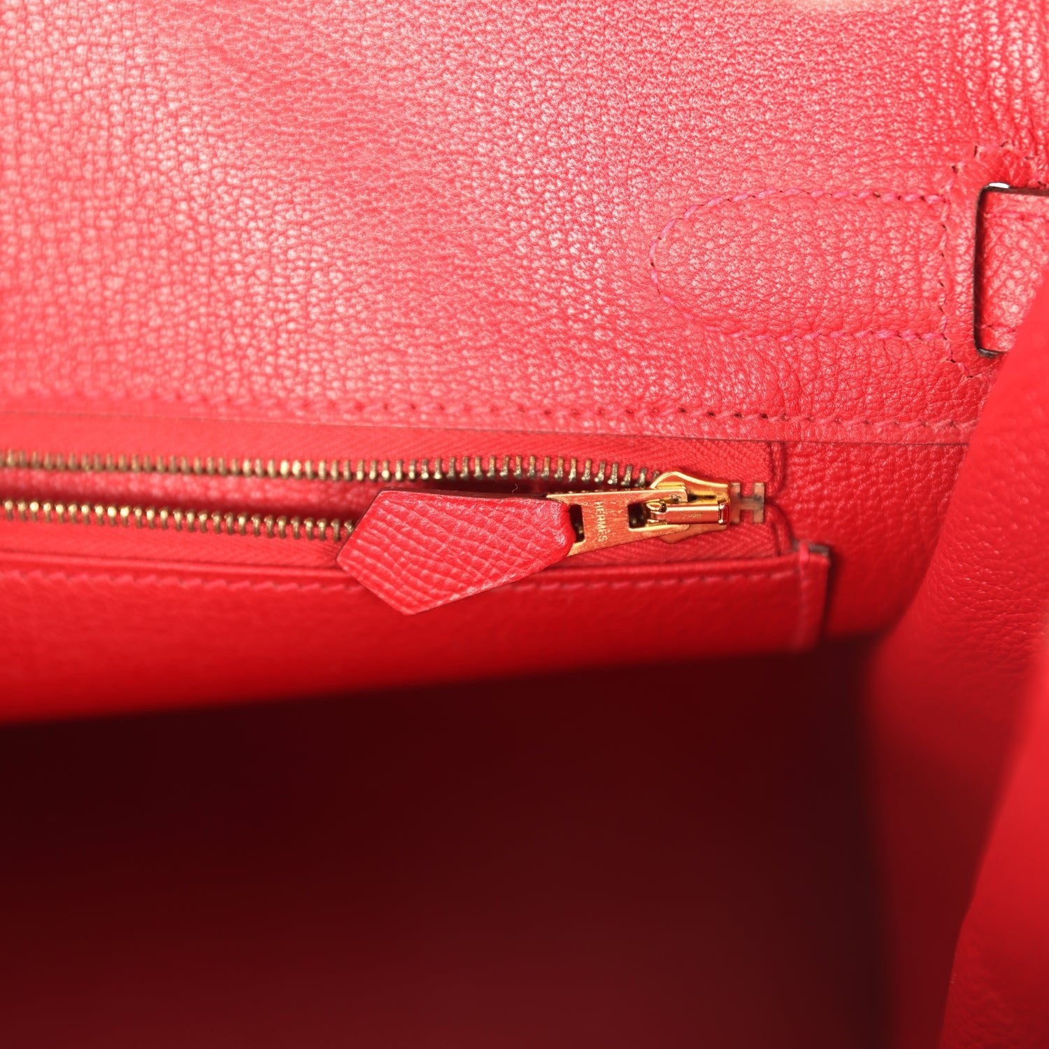 Birkin 30 Rouge Casaque Epsom Gold Hardware Bag