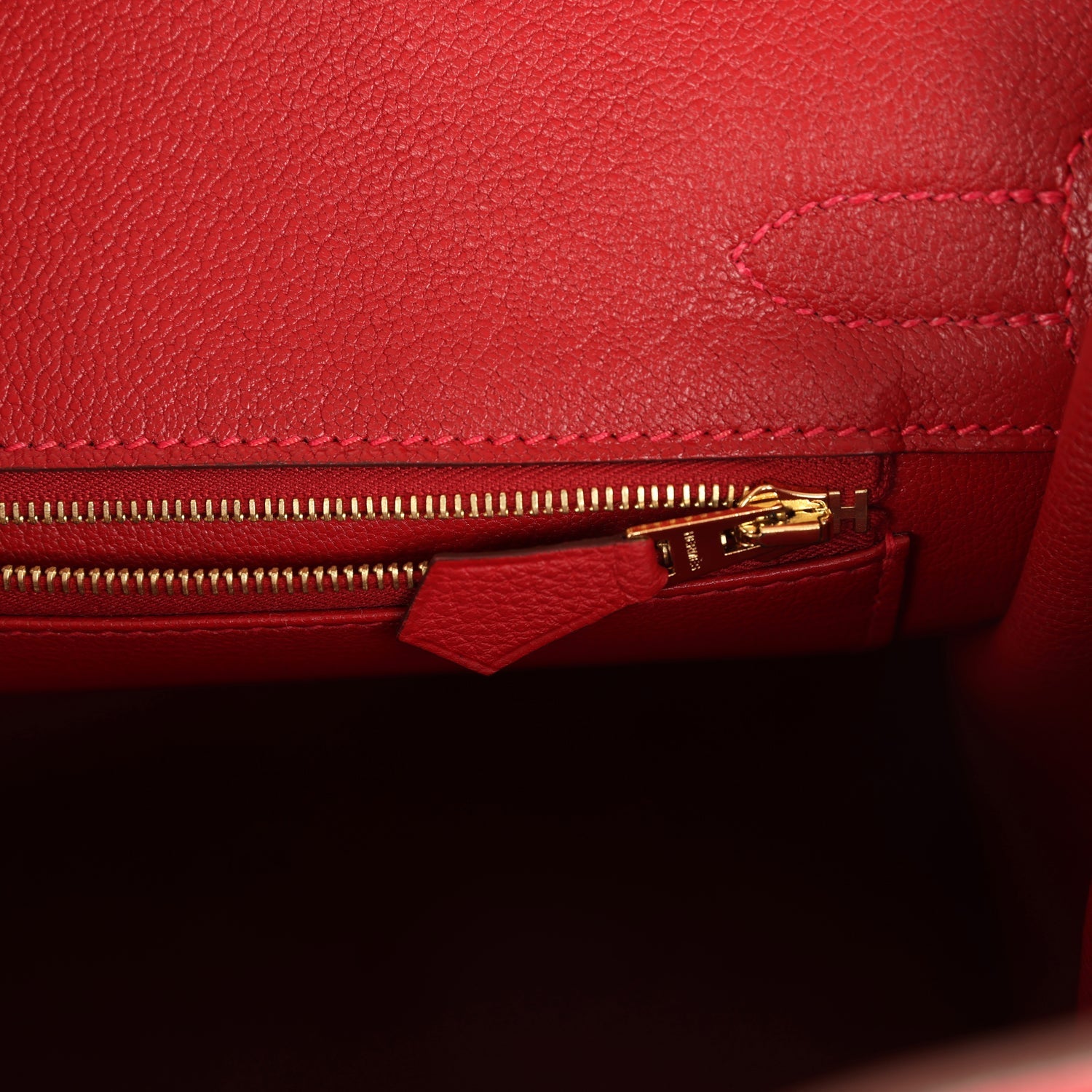 Birkin 30 Rouge Casaque Togo Gold Hardware Bag