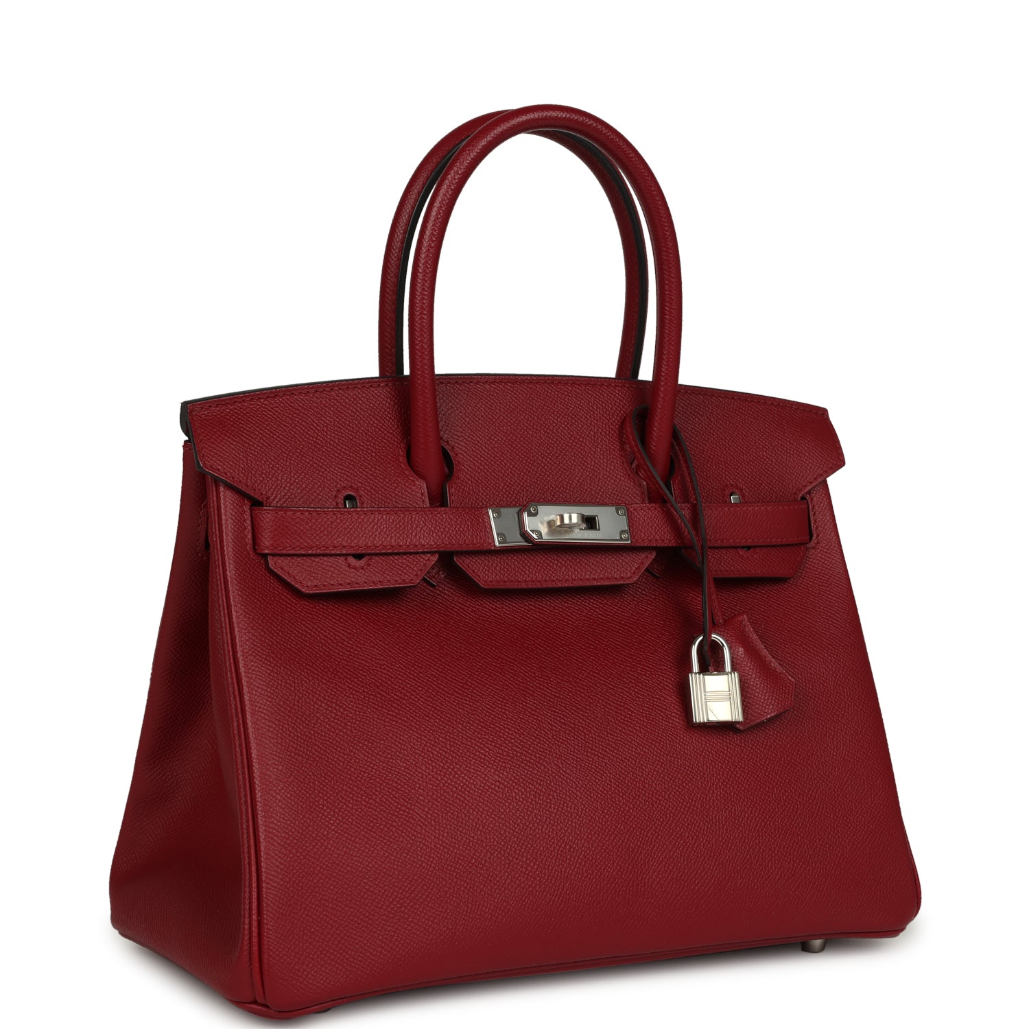Birkin 30 Rouge Grenat Epsom Palladium Hardware Bag