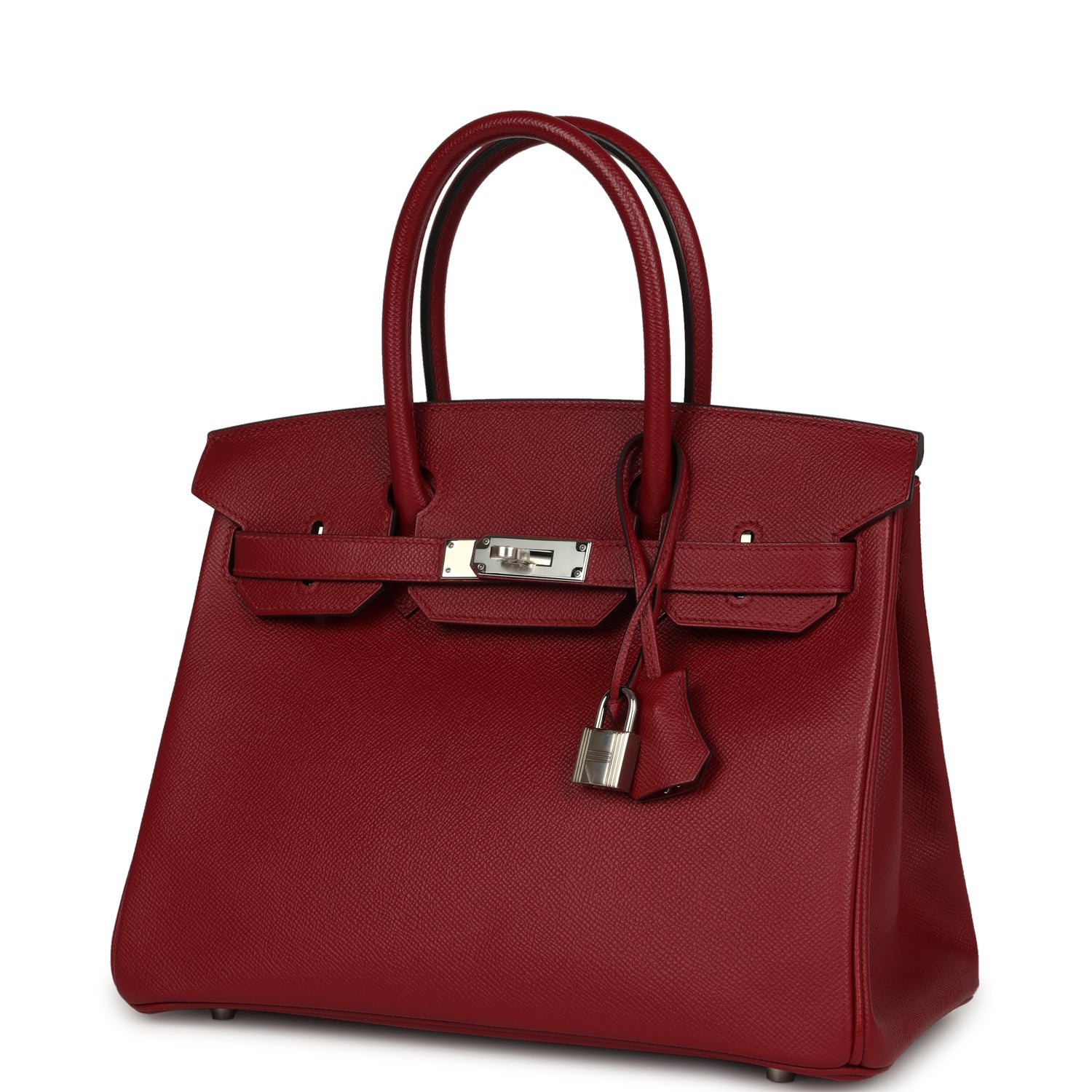 Birkin 30 Rouge Grenat Epsom Palladium Hardware Bag