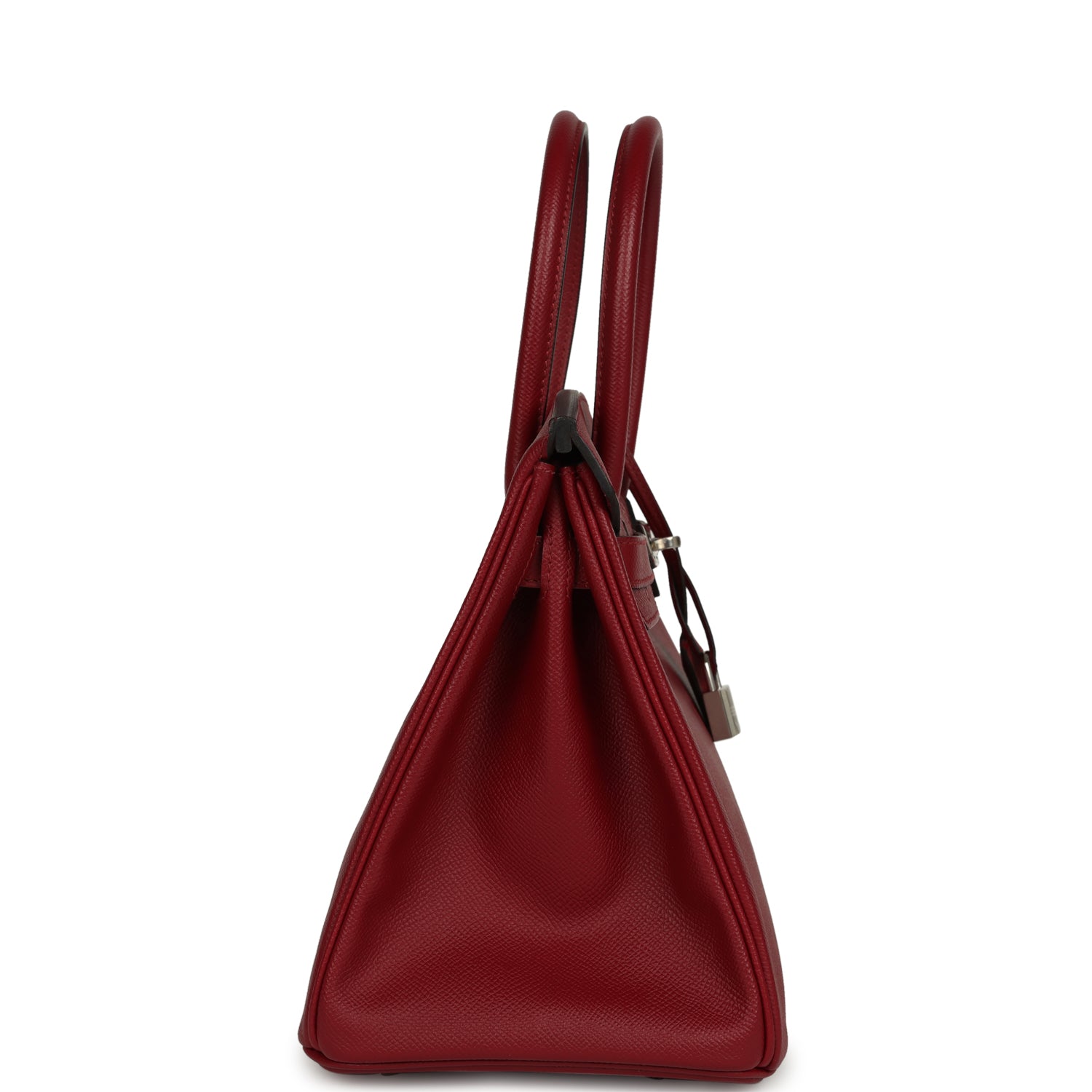 Birkin 30 Rouge Grenat Epsom Palladium Hardware Bag