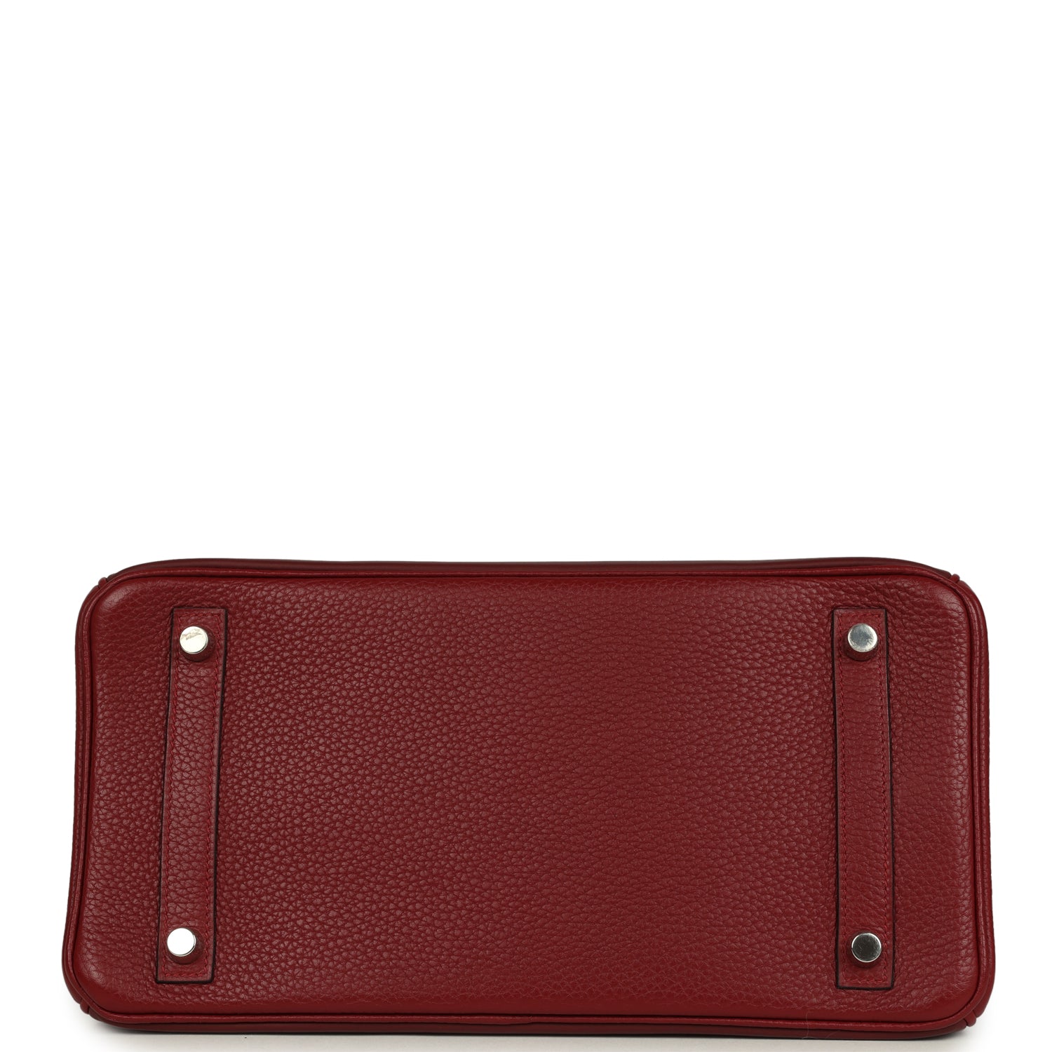 Birkin 30 Rouge H Sombrero, Epsom and Clemence Palladium Hardware Bag