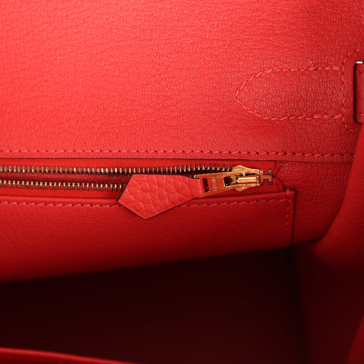 Birkin 30 Rouge Pivoine Clemence Gold Hardware Bag