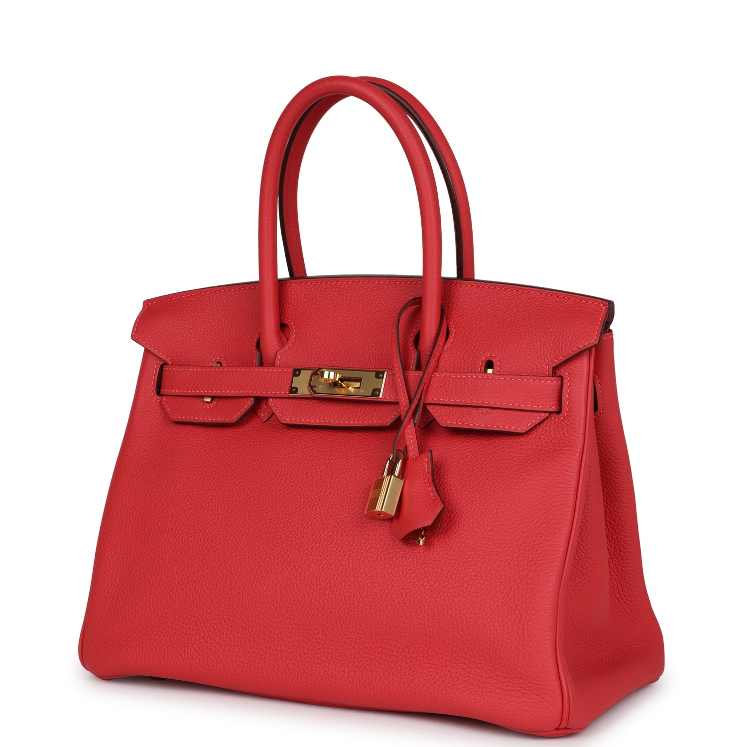Birkin 30 Rouge Pivoine Togo Gold Hardware Bag